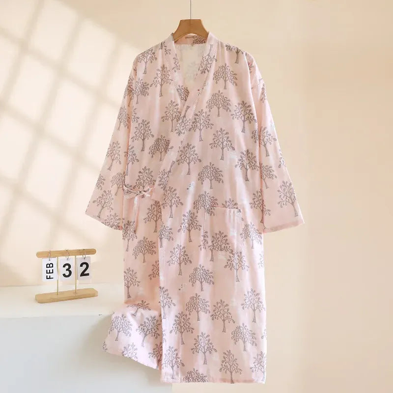 Kimono Japonais Femme Motif Arbre