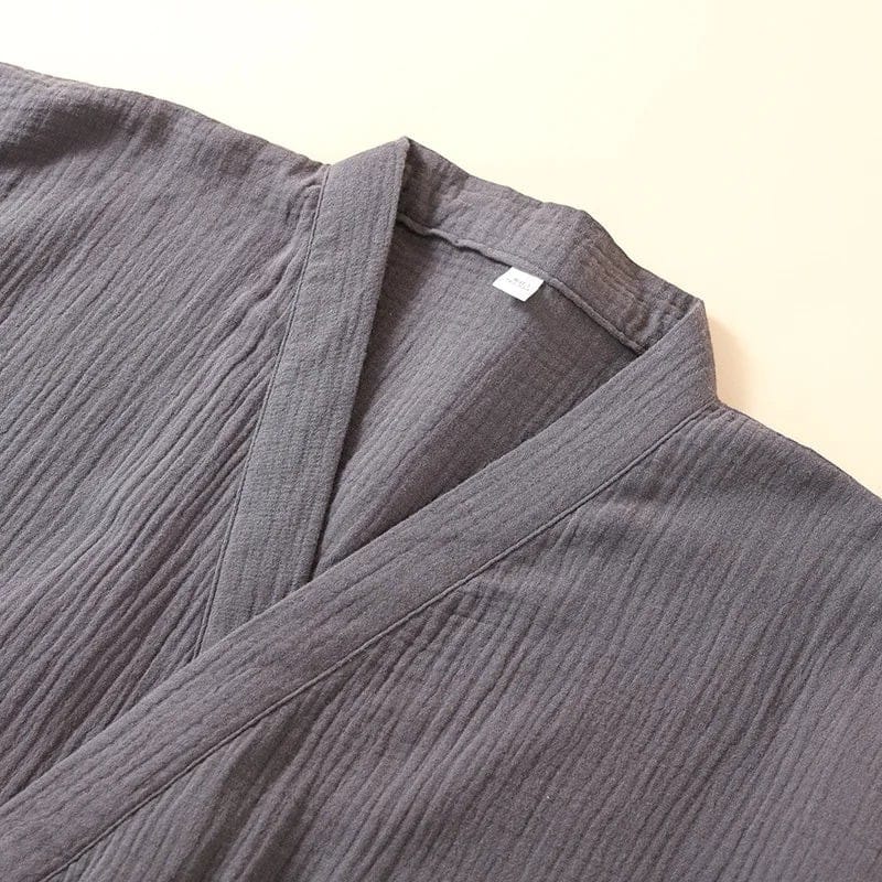 Kimono Japonais Femme Uni Minimaliste