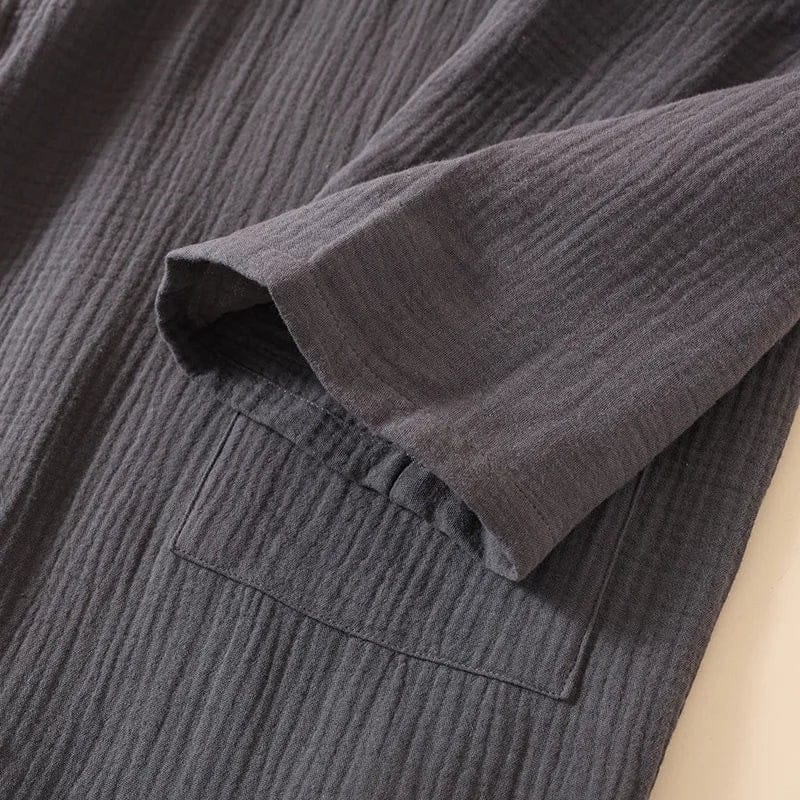 Kimono Japonais Femme Uni Minimaliste