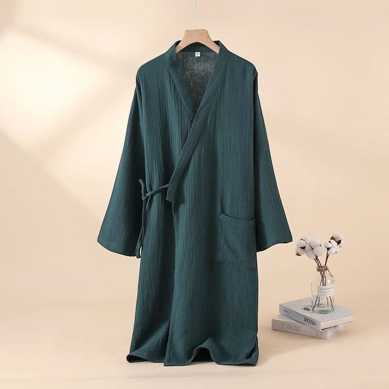 Kimono Japonais Femme Uni Minimaliste