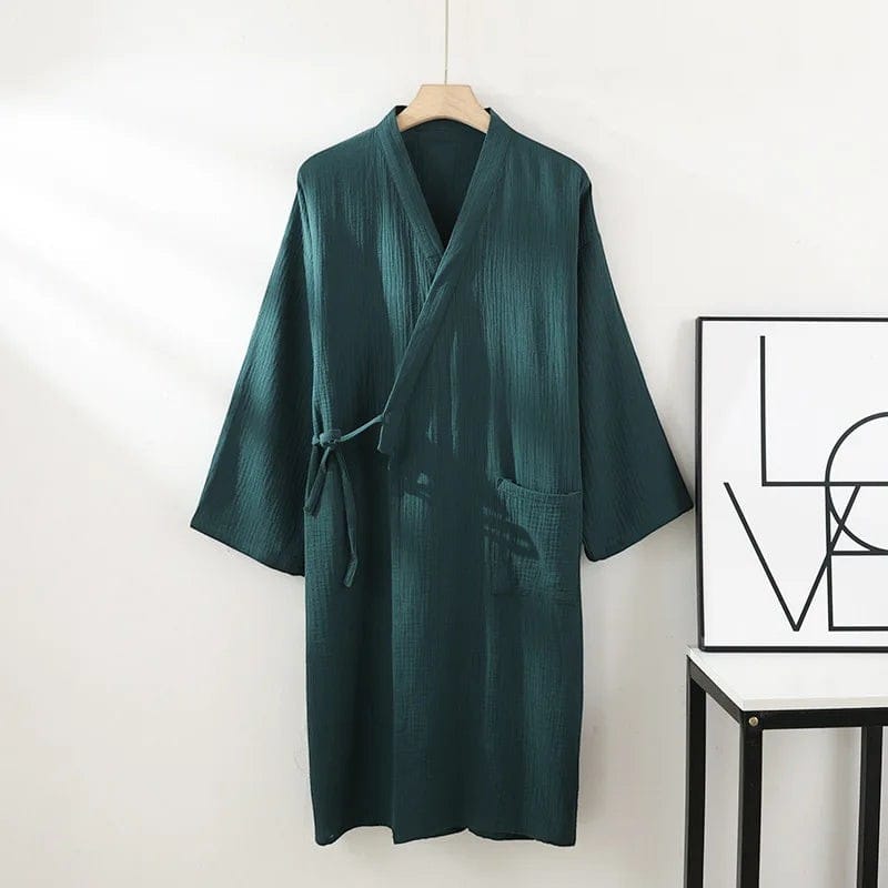 Kimono Japonais Femme Uni Minimaliste