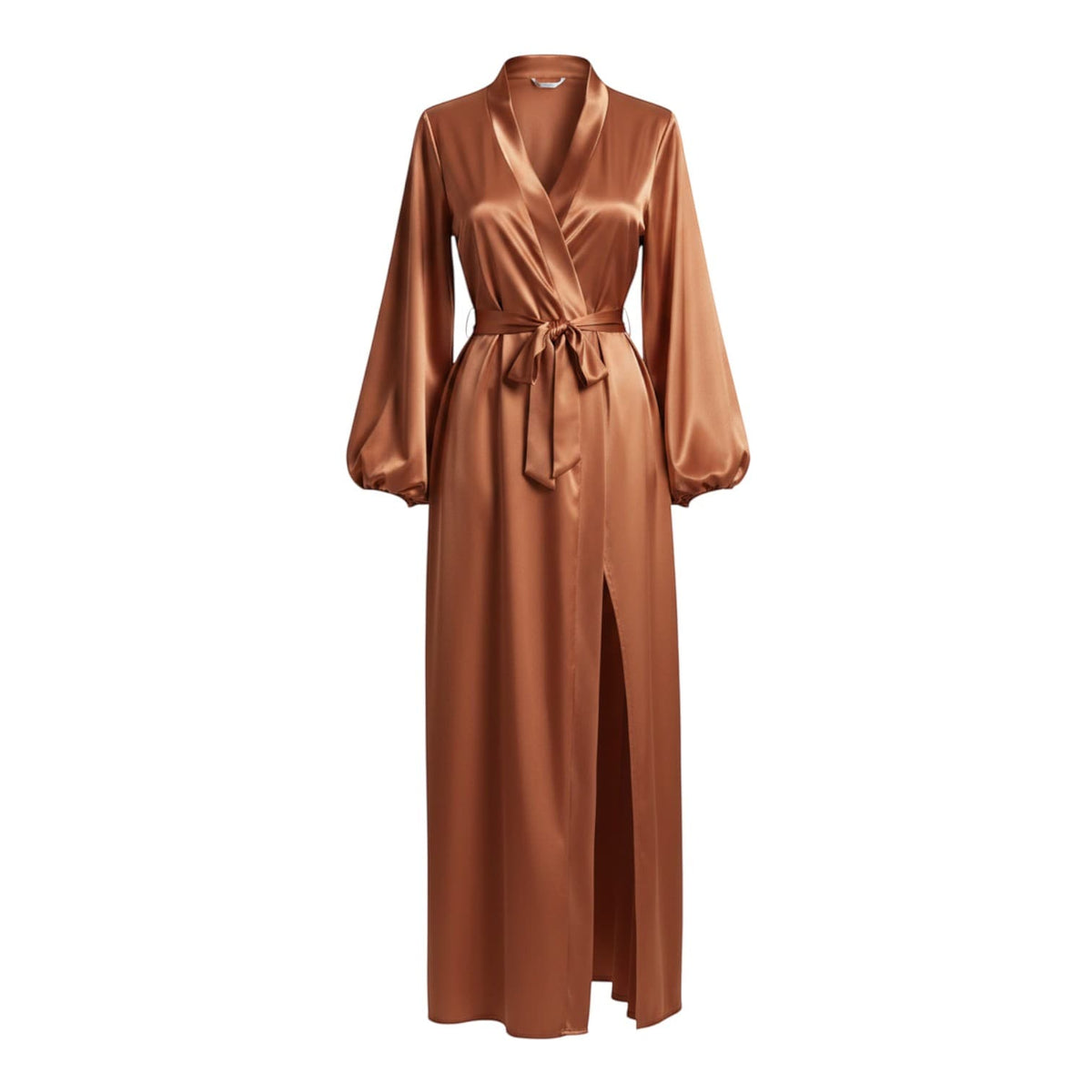 Kimono Satin Femme Manches Bouffantes | Le Monde du Peignoir