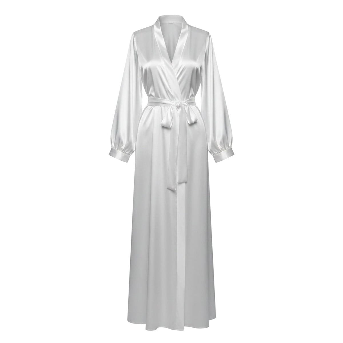 Kimono Satin Femme Manches Bouffantes | Le Monde du Peignoir
