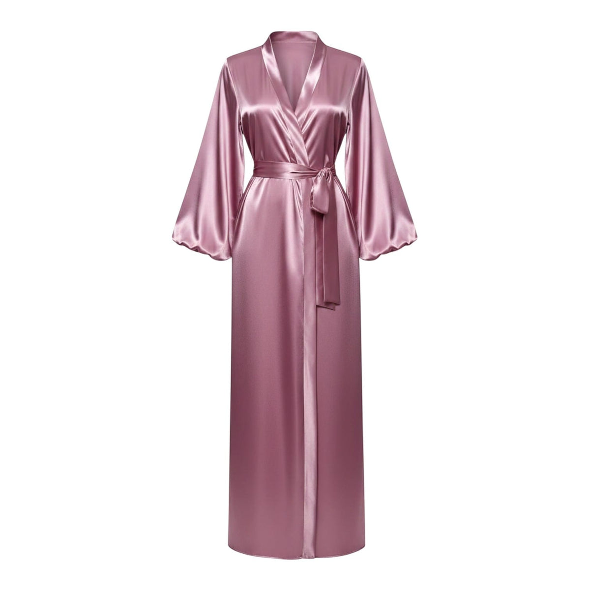 Kimono Satin Femme Manches Bouffantes | Le Monde du Peignoir