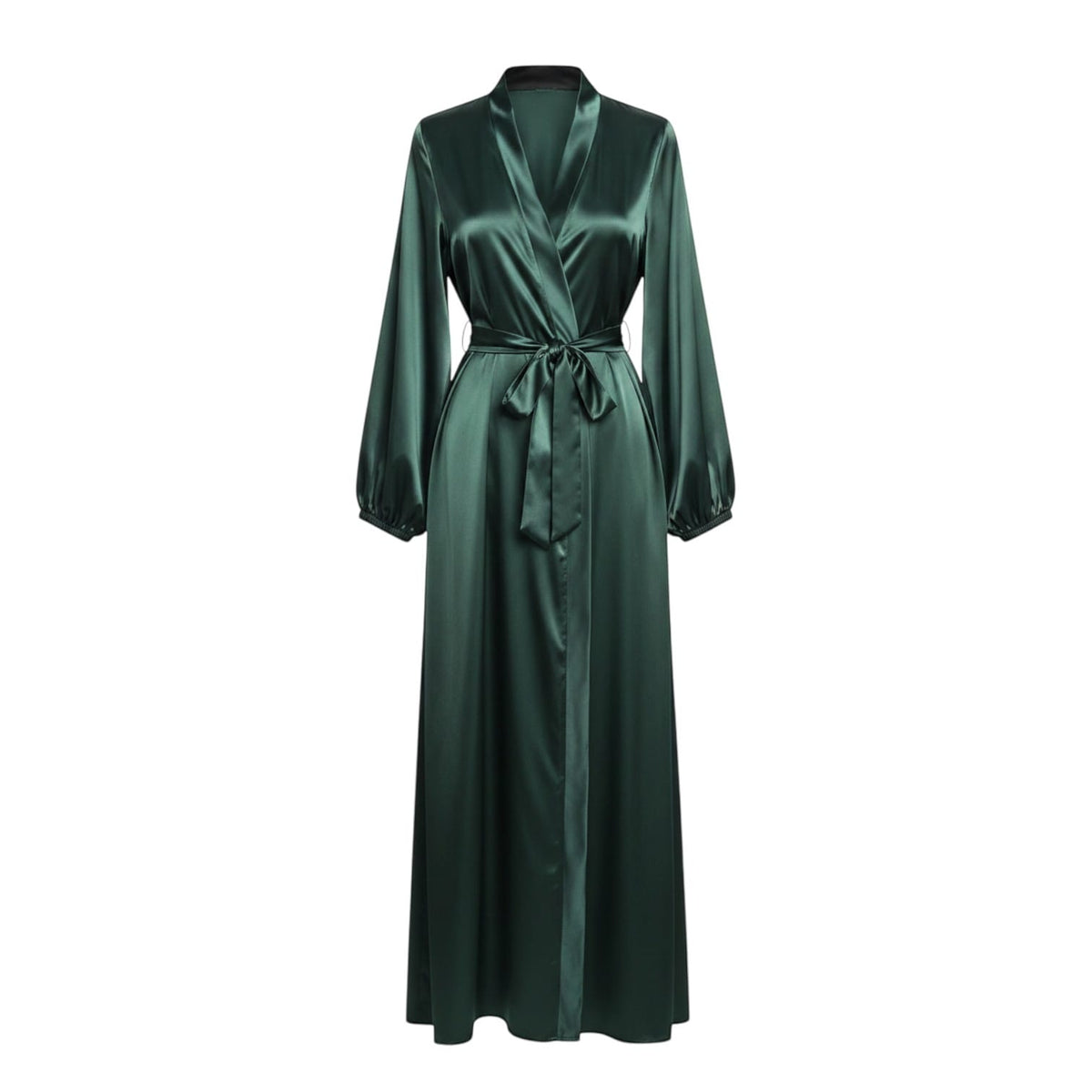 Kimono Satin Femme Manches Bouffantes | Le Monde du Peignoir