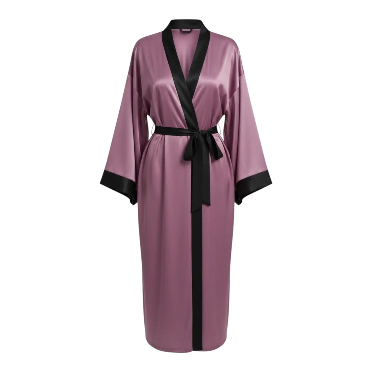 Kimono Satin Femme Manches Larges Style Mariée | Le Monde du Peignoir