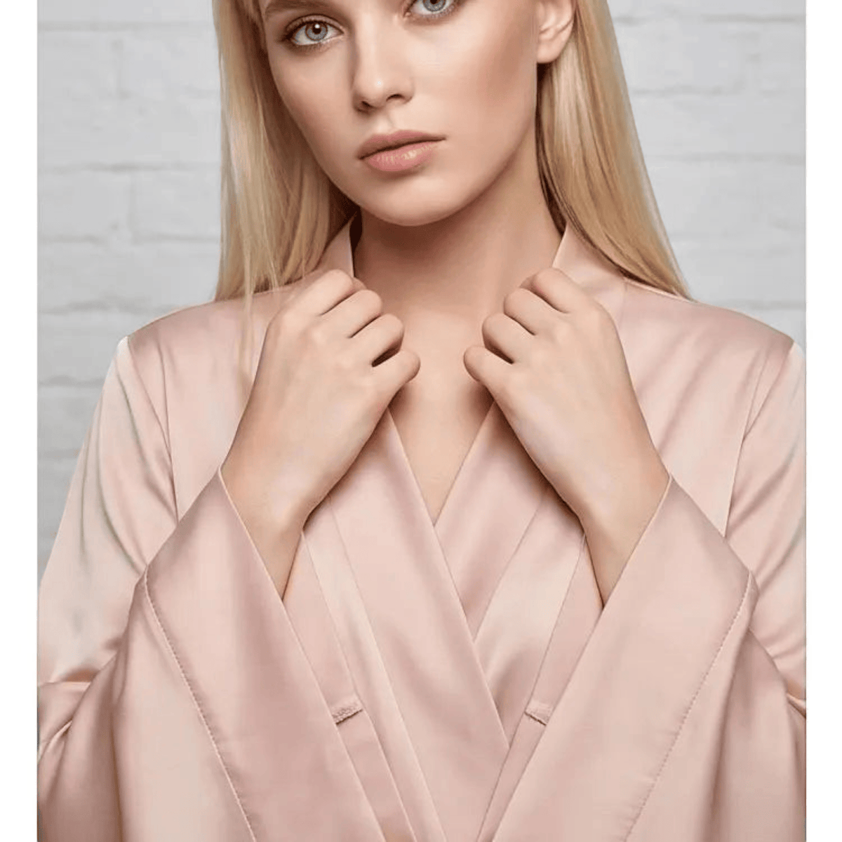 Kimono Satin Femme Style Mariée Longueur Sol | Le Monde du Peignoir