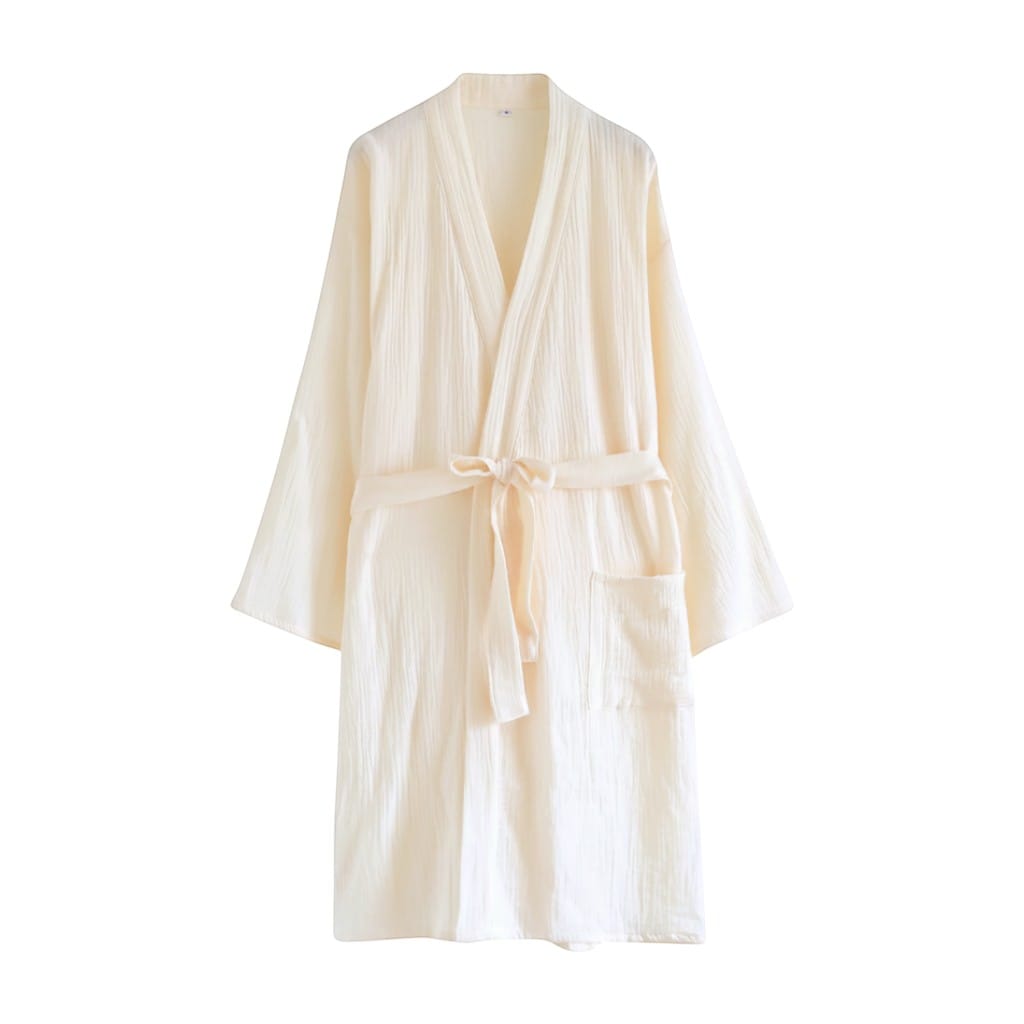 Kimono Femme Crêpe Uni Mi-saison