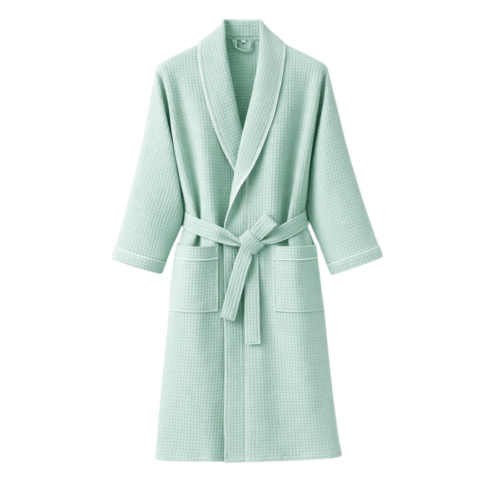 Peignoir de Bain Homme Coton Gaufré