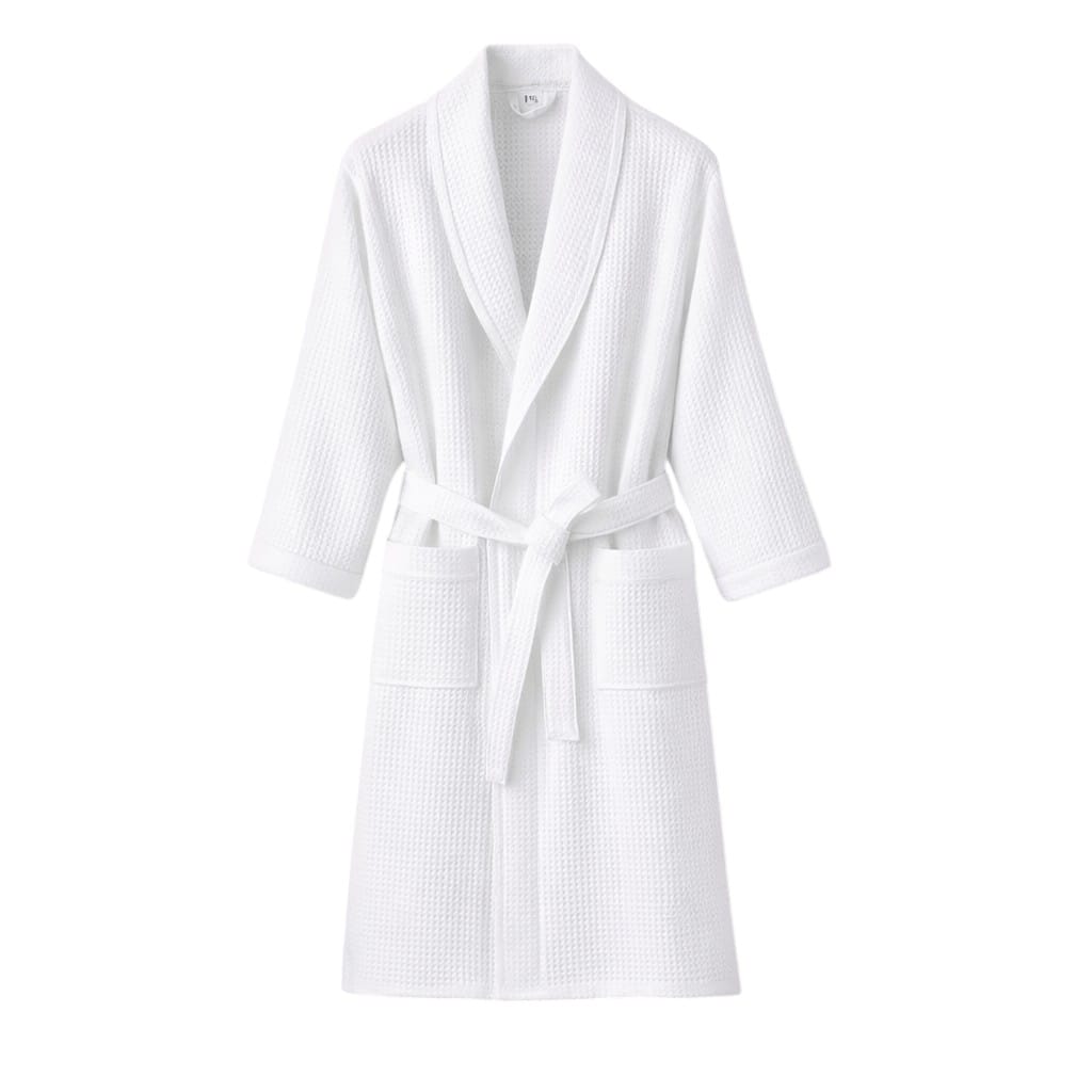 Peignoir de Bain Homme Coton Gaufré