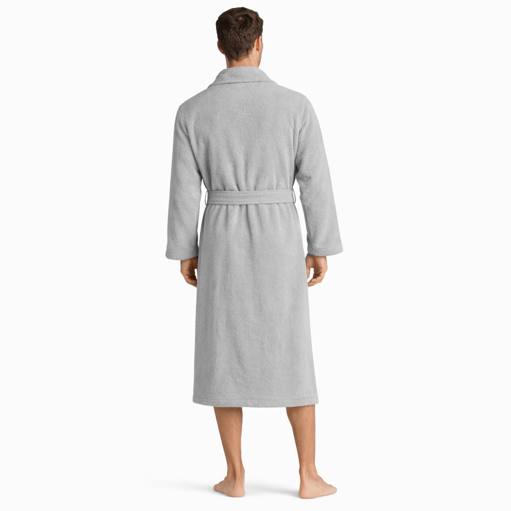 Peignoir de Bain Homme Éponge 100% Coton