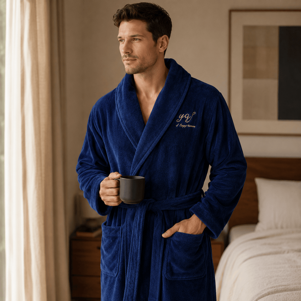 Peignoir de Bain Homme Luxe
