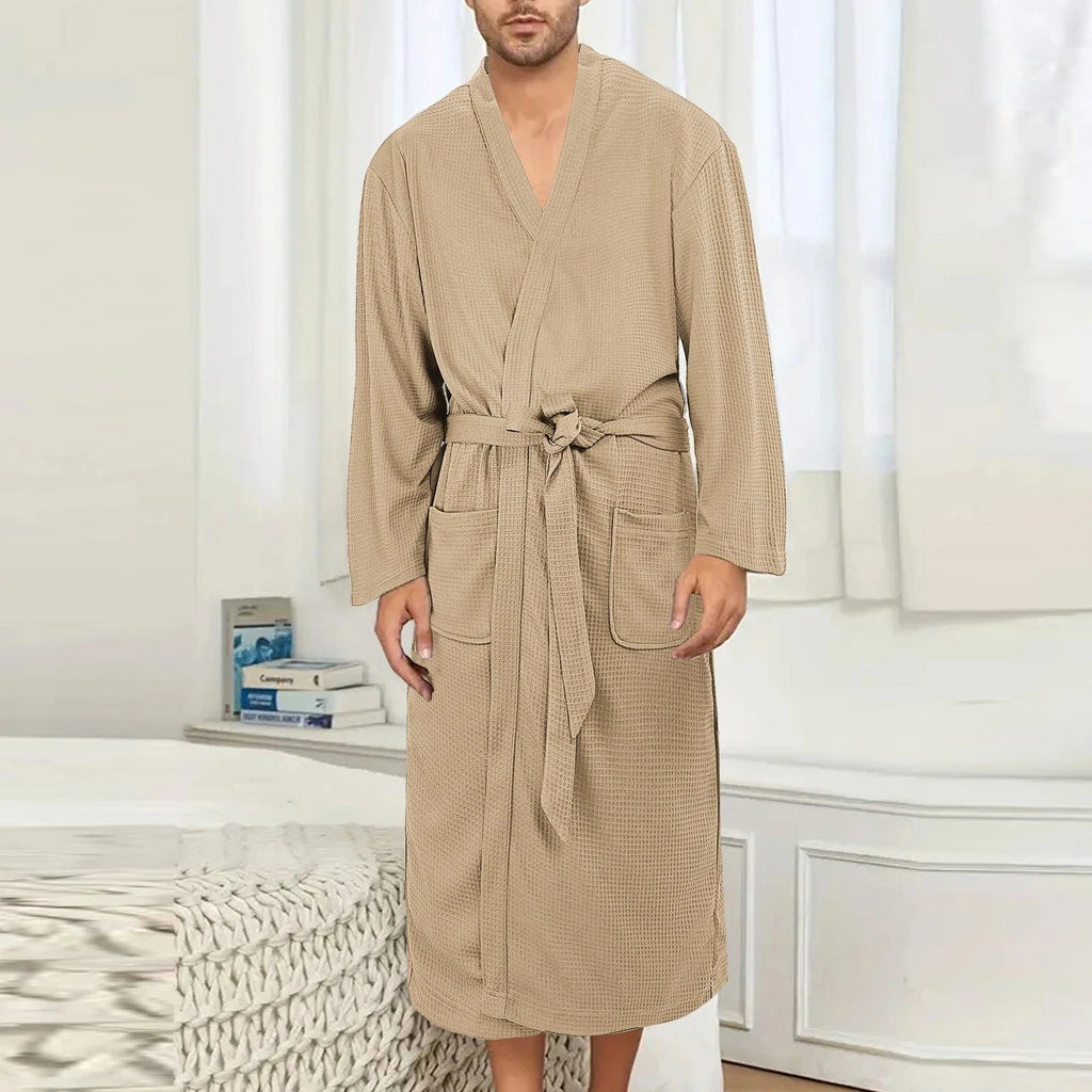 Peignoir de Bain Homme Nid d’Abeille