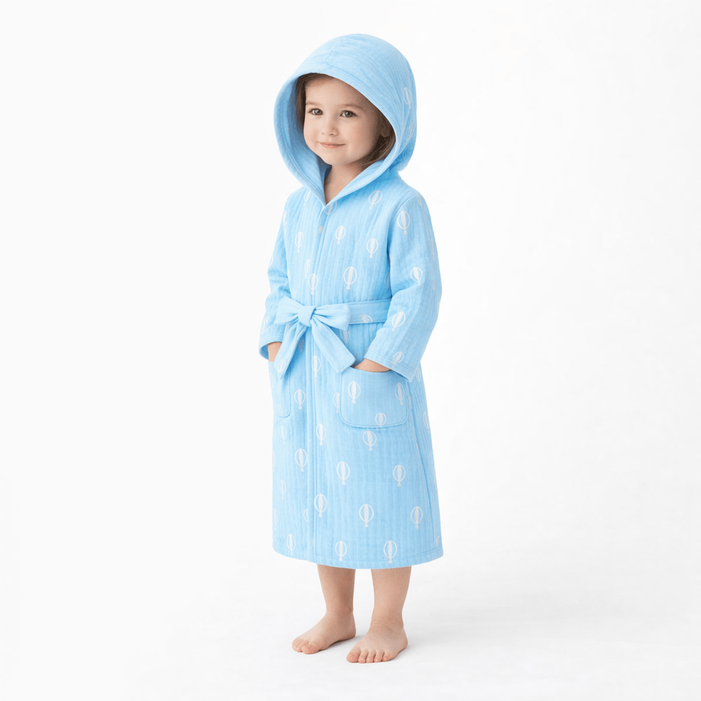 Peignoir Enfant Coton Double Gaze