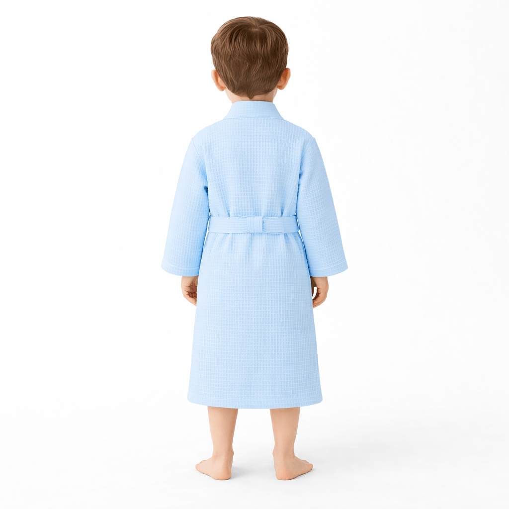 Peignoir Enfant Coton Nid d’Abeille