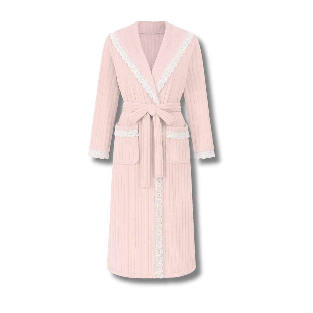 Peignoir Femme Polaire Dentelle