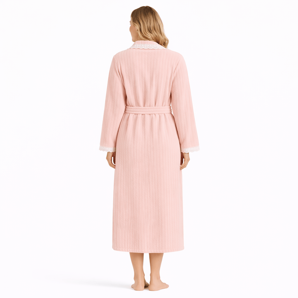Peignoir Femme Polaire Dentelle