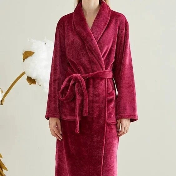 Peignoir Femme Polaire Long