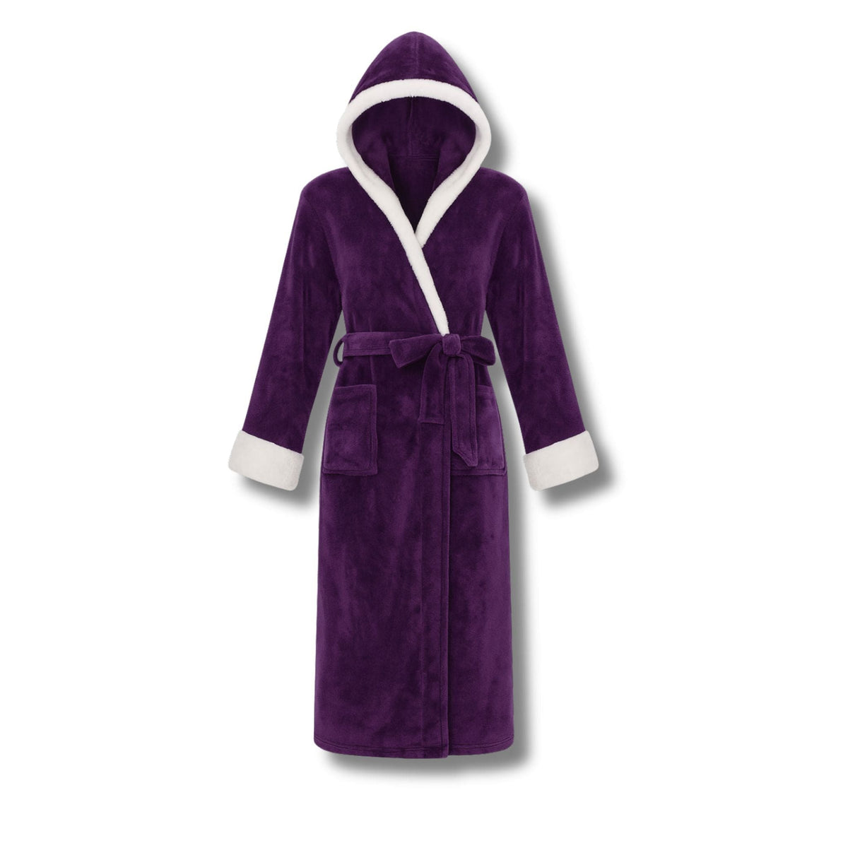 Peignoir Femme Polaire Long Capuche