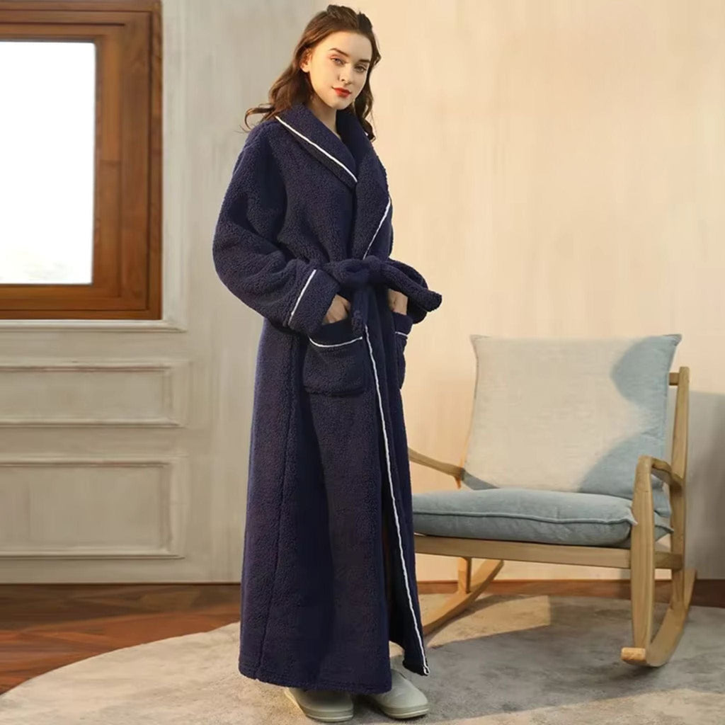 Peignoir Femme Polaire Long Hiver