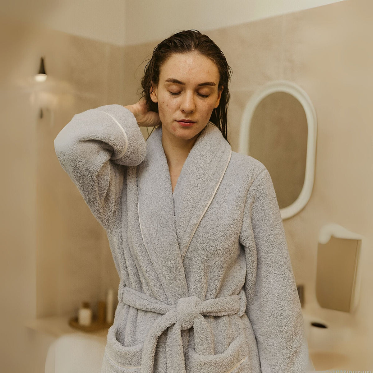 Peignoir Femme Polaire Long Hiver