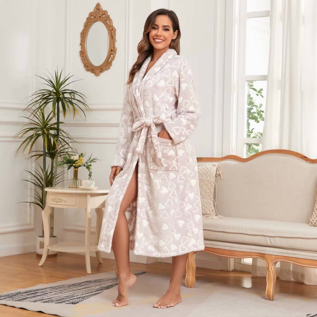 Peignoir Femme Polaire Love