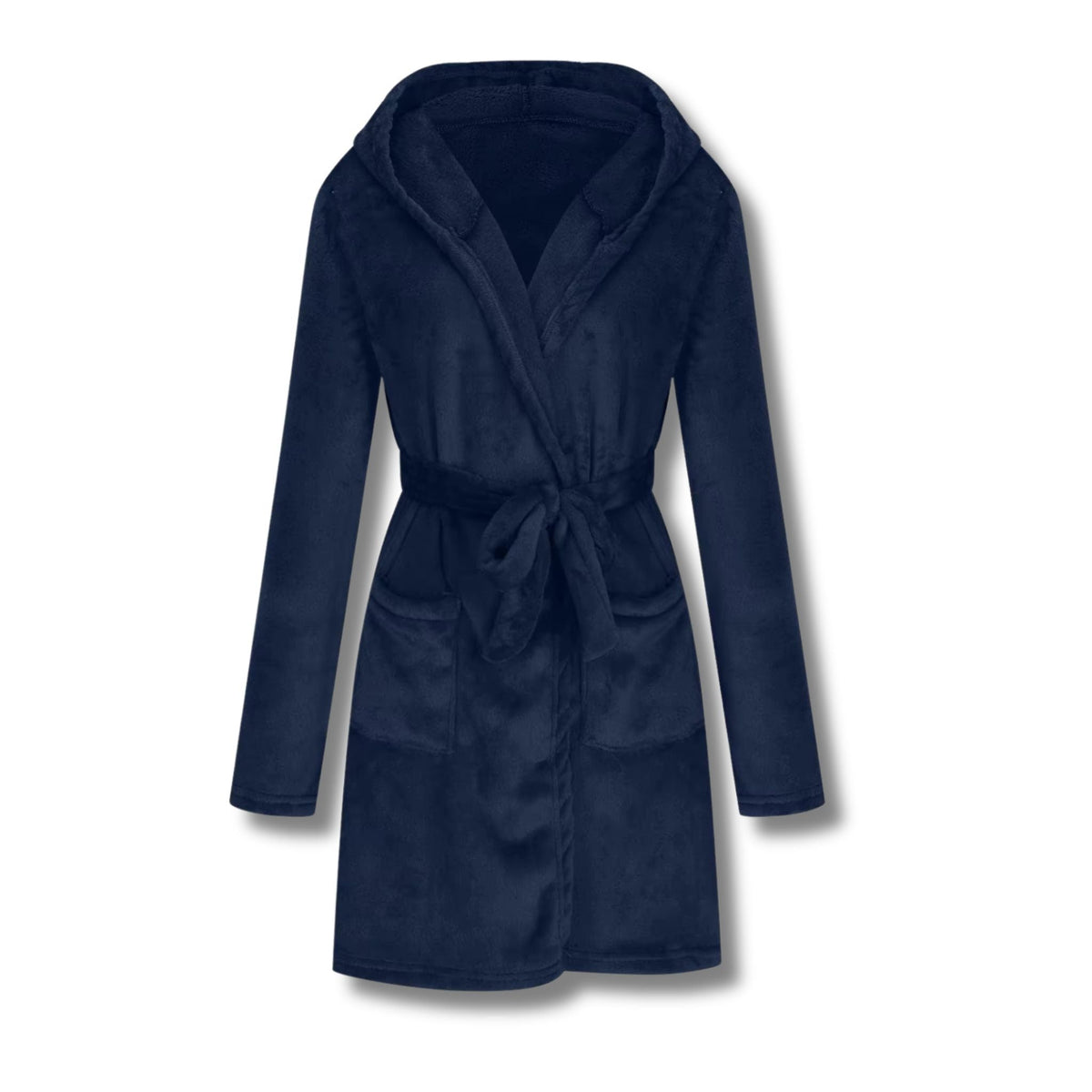 Peignoir Femme Polaire Velours avec Capuche