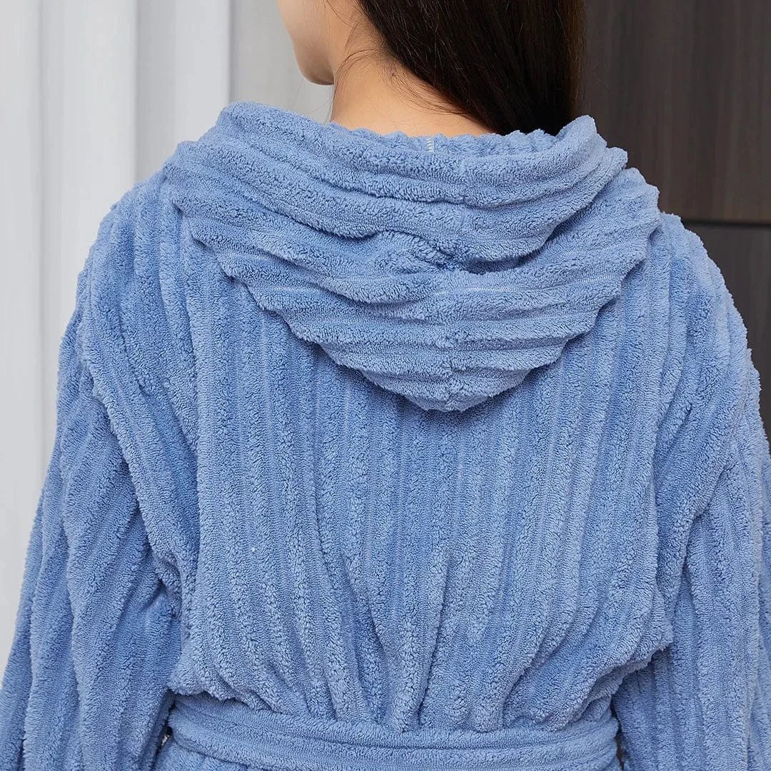 Peignoir Femme Polaire Velours Corail