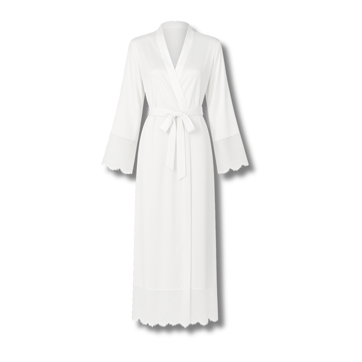 Peignoir Femme Satin Dentelle