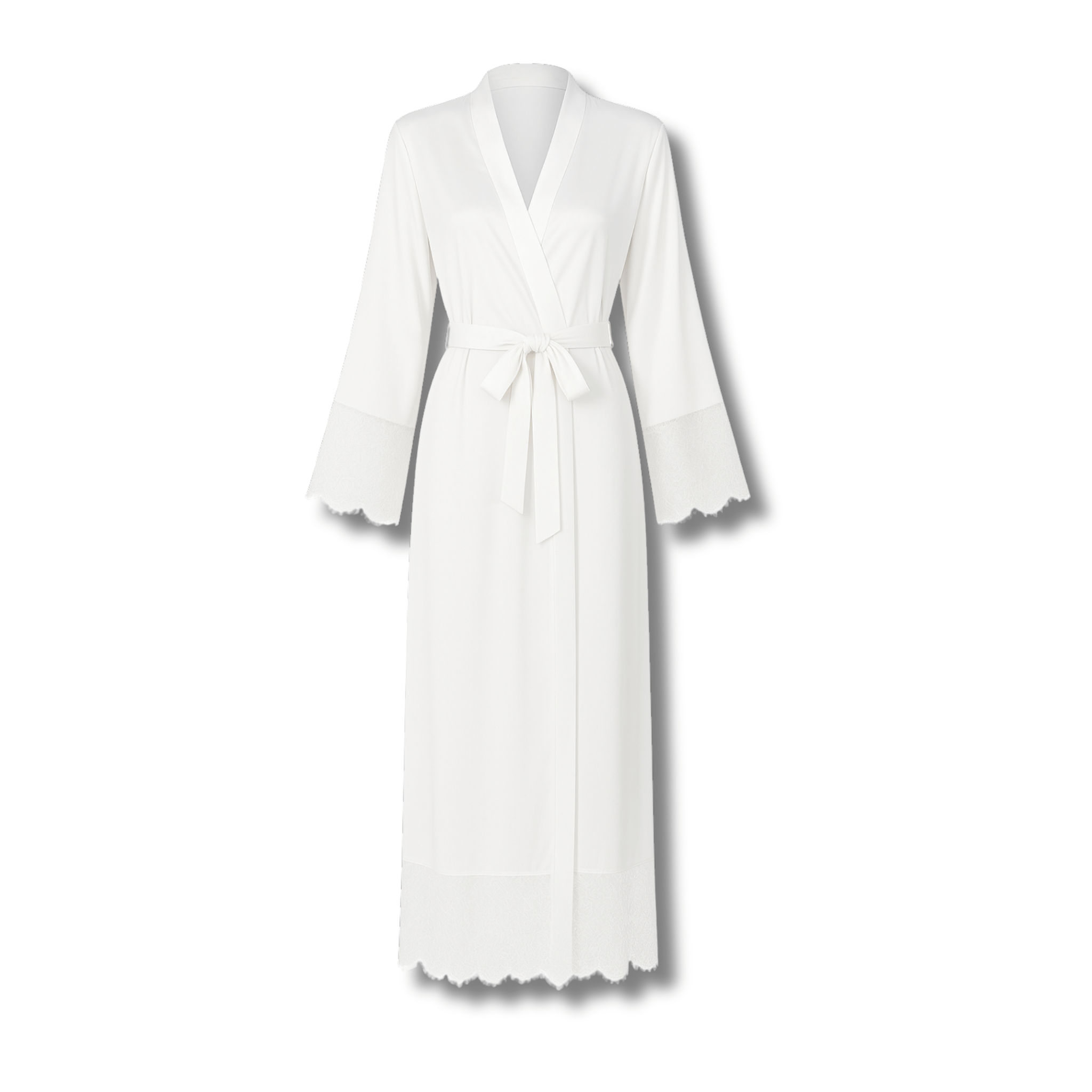 Peignoir Femme Satin Dentelle