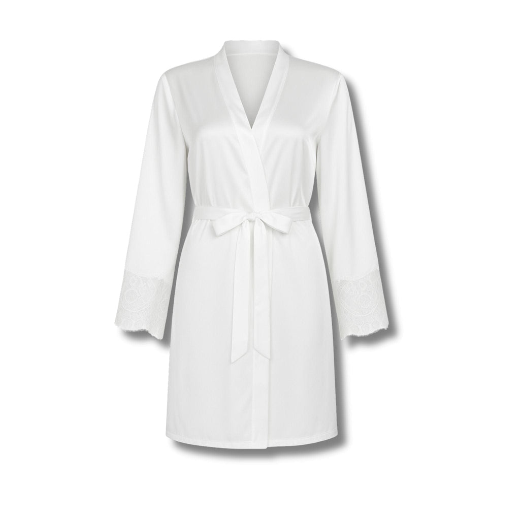 Peignoir Femme Satin Dos Transparent