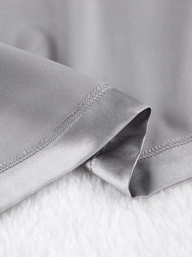 Peignoir Femme Satin Manches Évasées