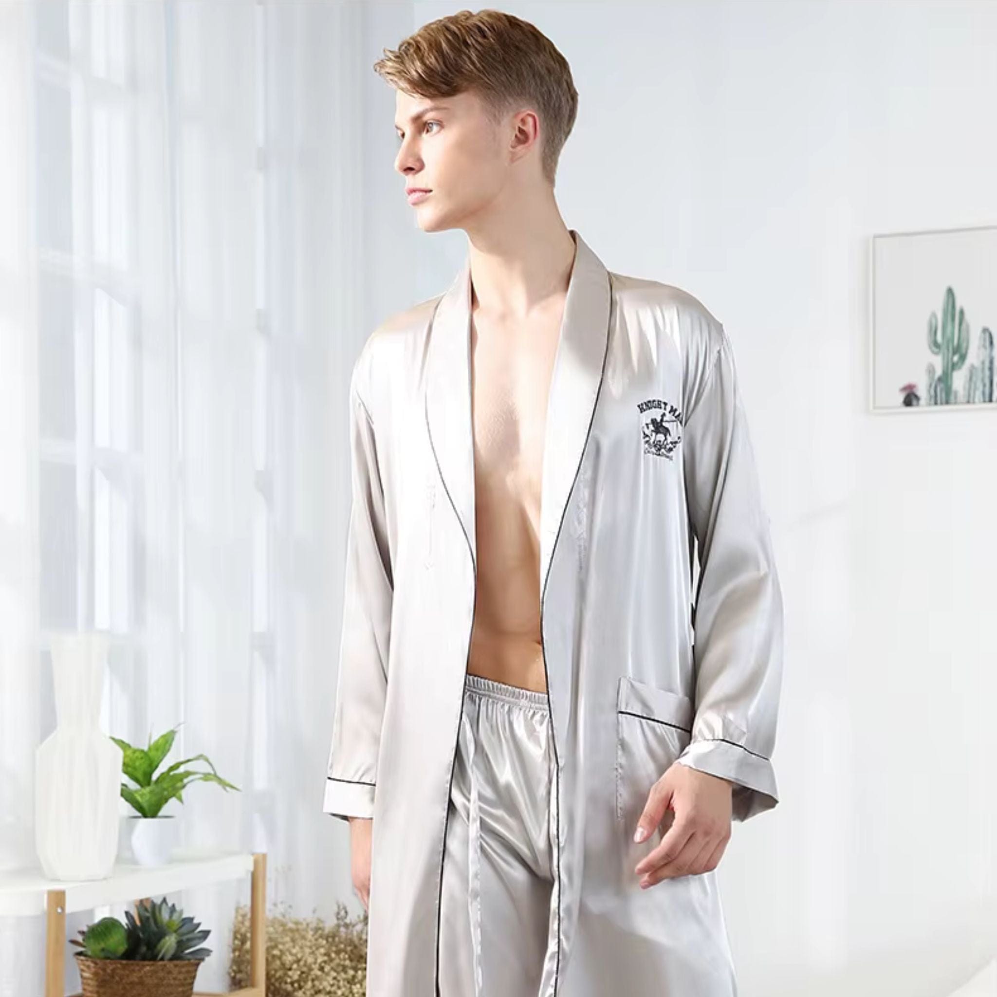 Peignoir Homme Luxe Ensemble
