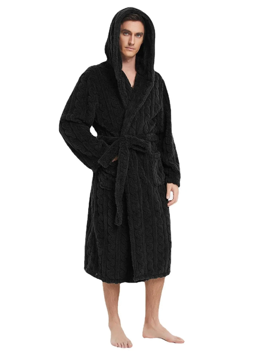 Peignoir Homme Polaire Capuche