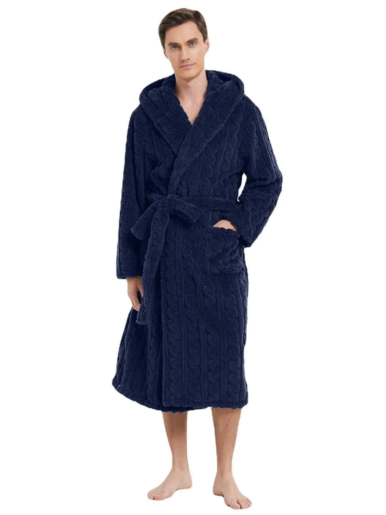 Peignoir Homme Polaire Capuche