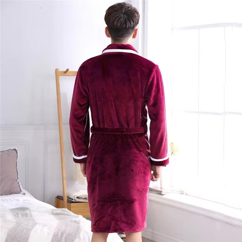 Peignoir Homme Polaire Flanelle Épaisse