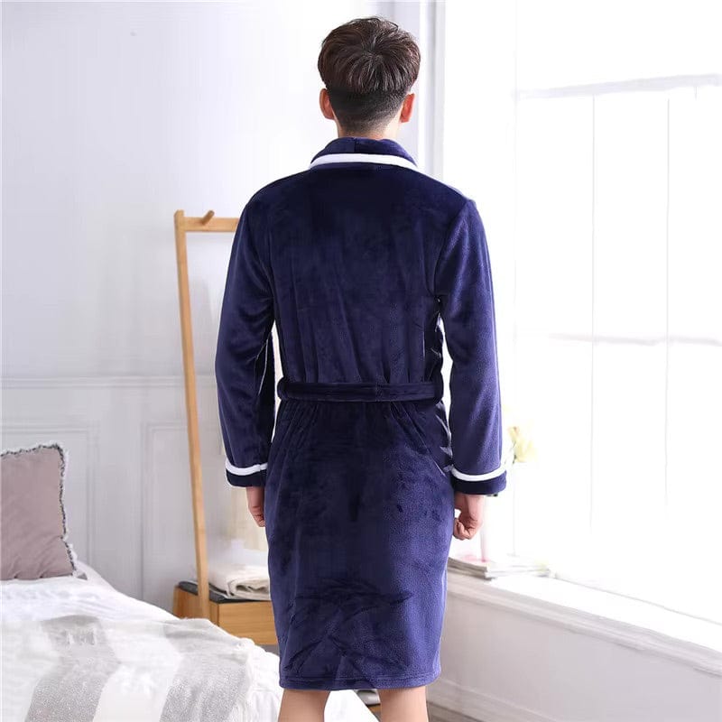 Peignoir Homme Polaire Flanelle Épaisse