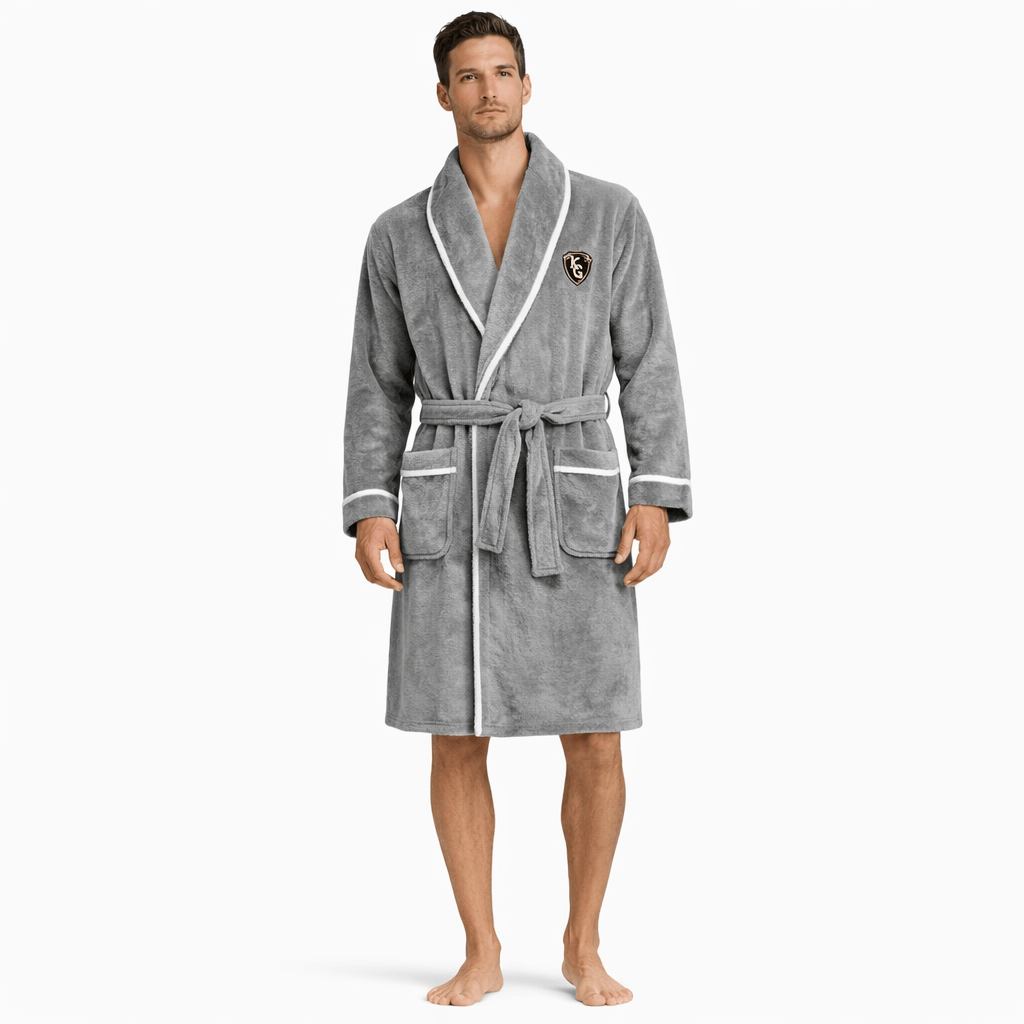 Peignoir Homme Polaire Flanelle Épaisse