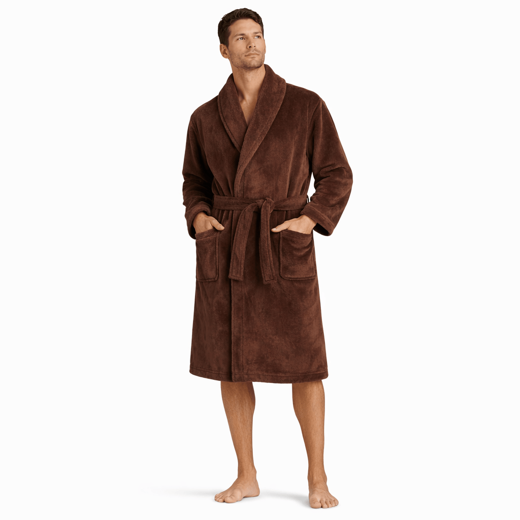 Peignoir Homme Polaire Flanelle Épaisse