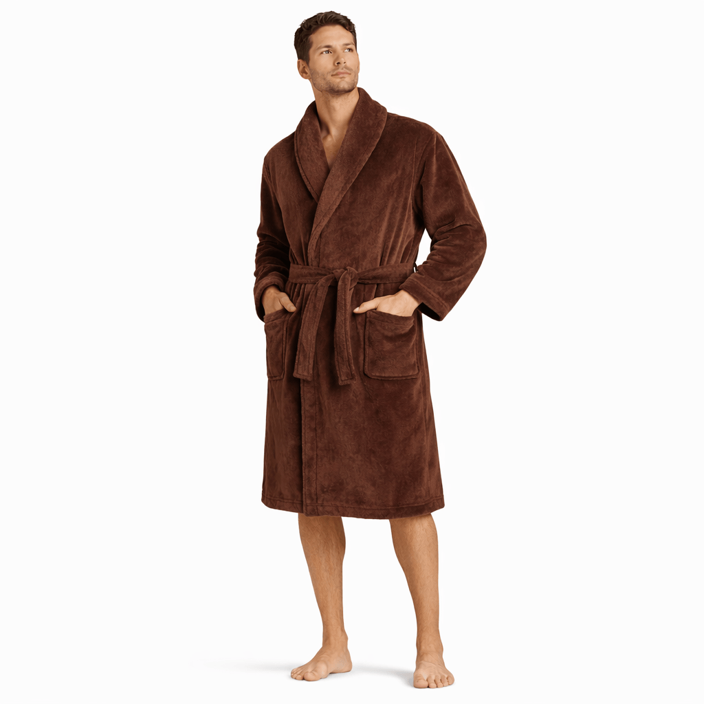 Peignoir Homme Polaire Flanelle Épaisse