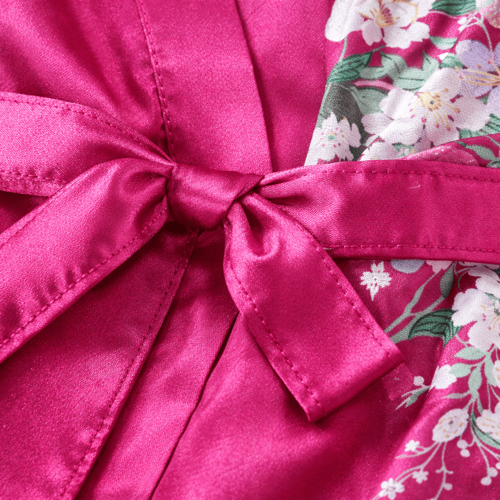 Peignoir Satin Femme Japonais