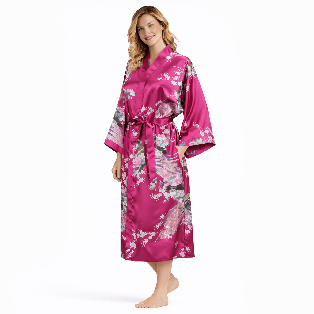 Peignoir Satin Femme Japonais