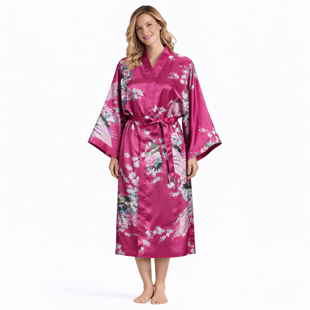 Peignoir Satin Femme Japonais