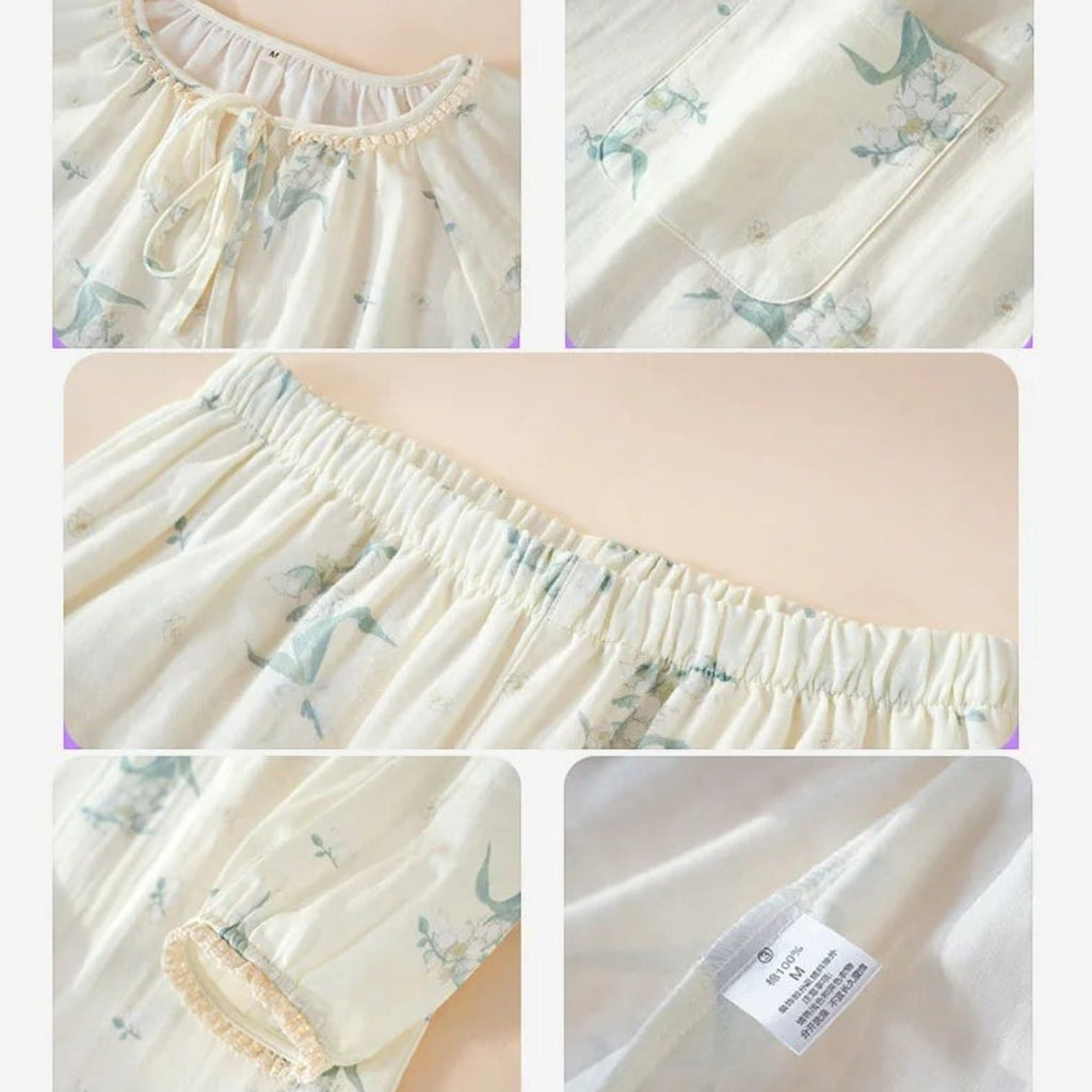 Robe de Chambre Coton Femme Style Bohème