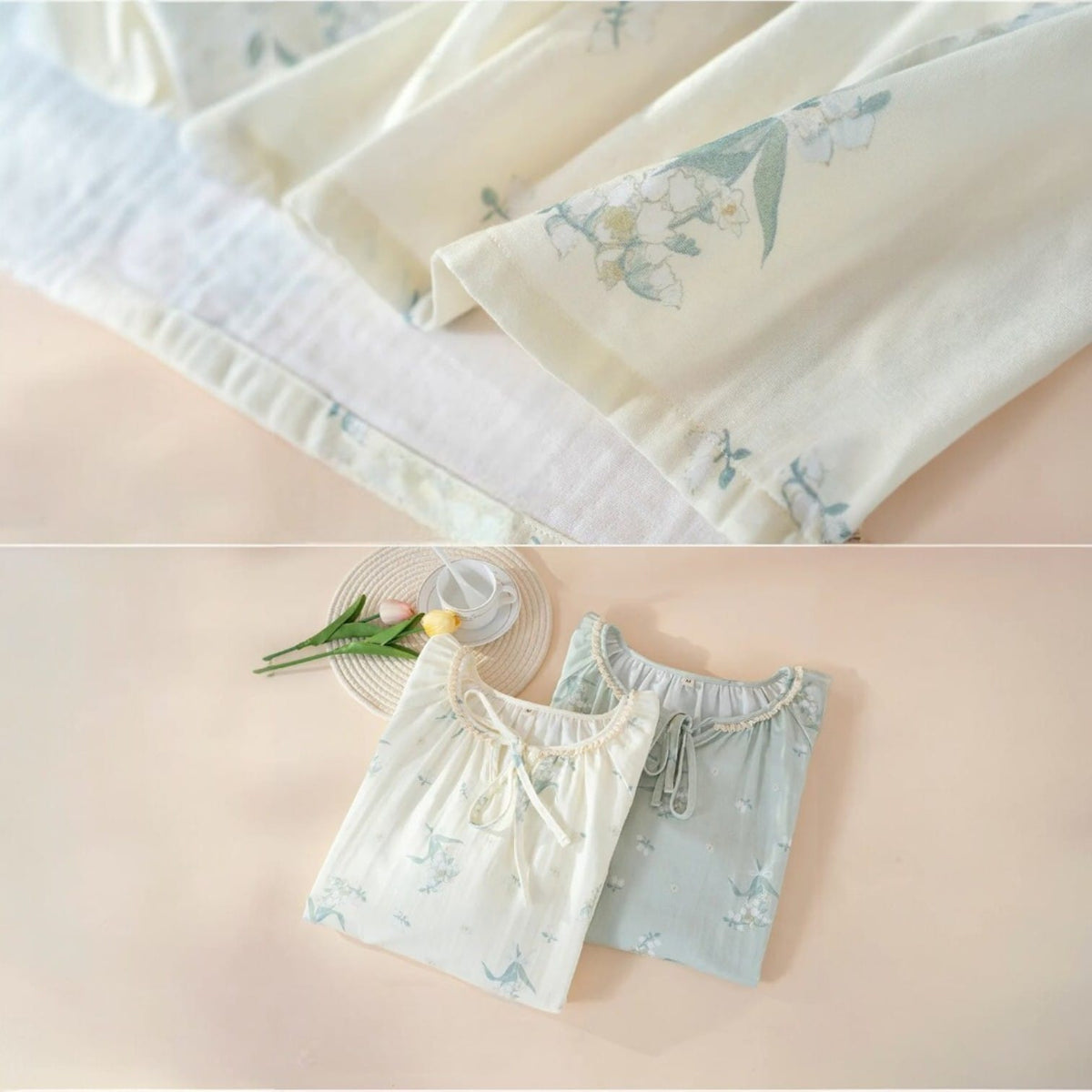 Robe de Chambre Coton Femme Style Bohème