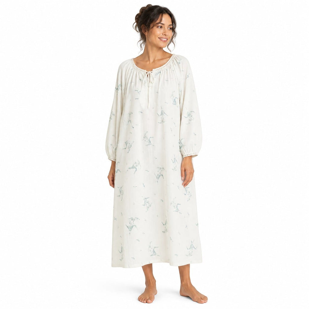 Robe de Chambre Coton Femme Style Bohème