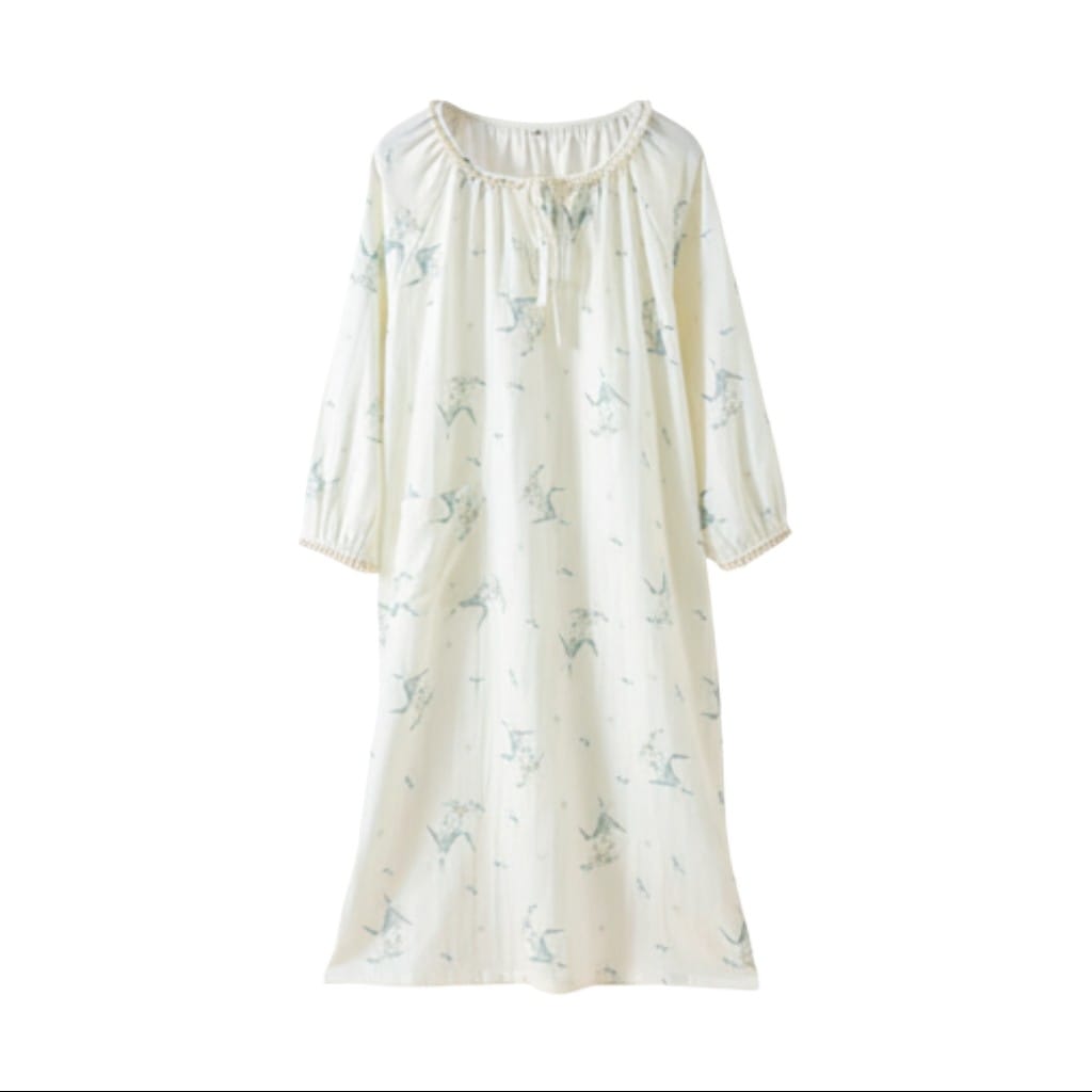 Robe de Chambre Coton Femme Style Bohème