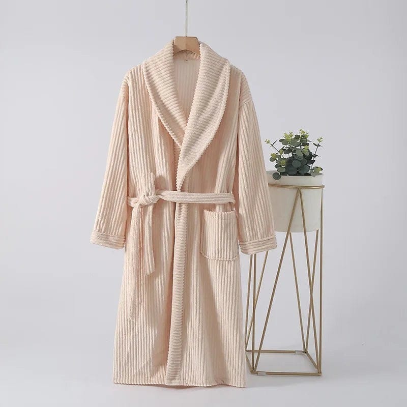 Robe de Chambre Couple Flanelle Douce Unisexe