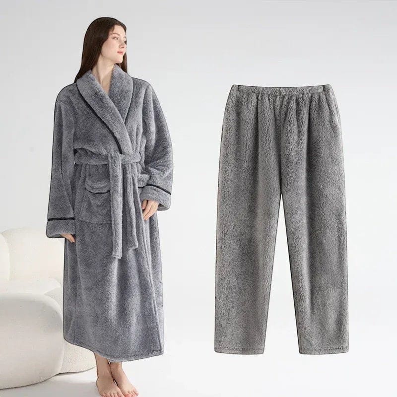 Robe de Chambre Femme avec Pantalon