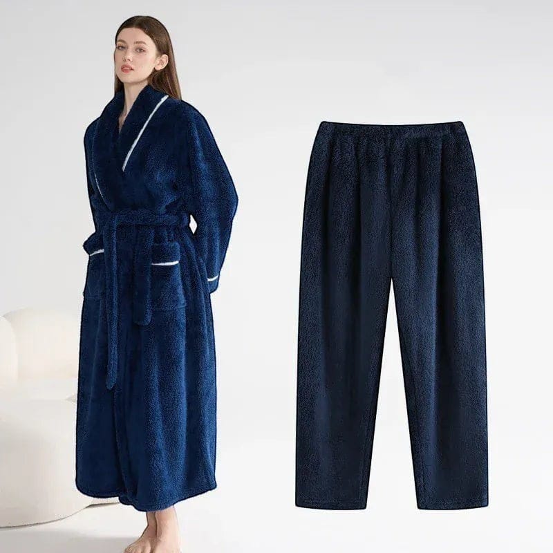 Robe de Chambre Femme avec Pantalon